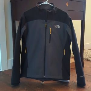 The North Face Apex Soft Shell Jacket, Black/Grey, Men's Medium M